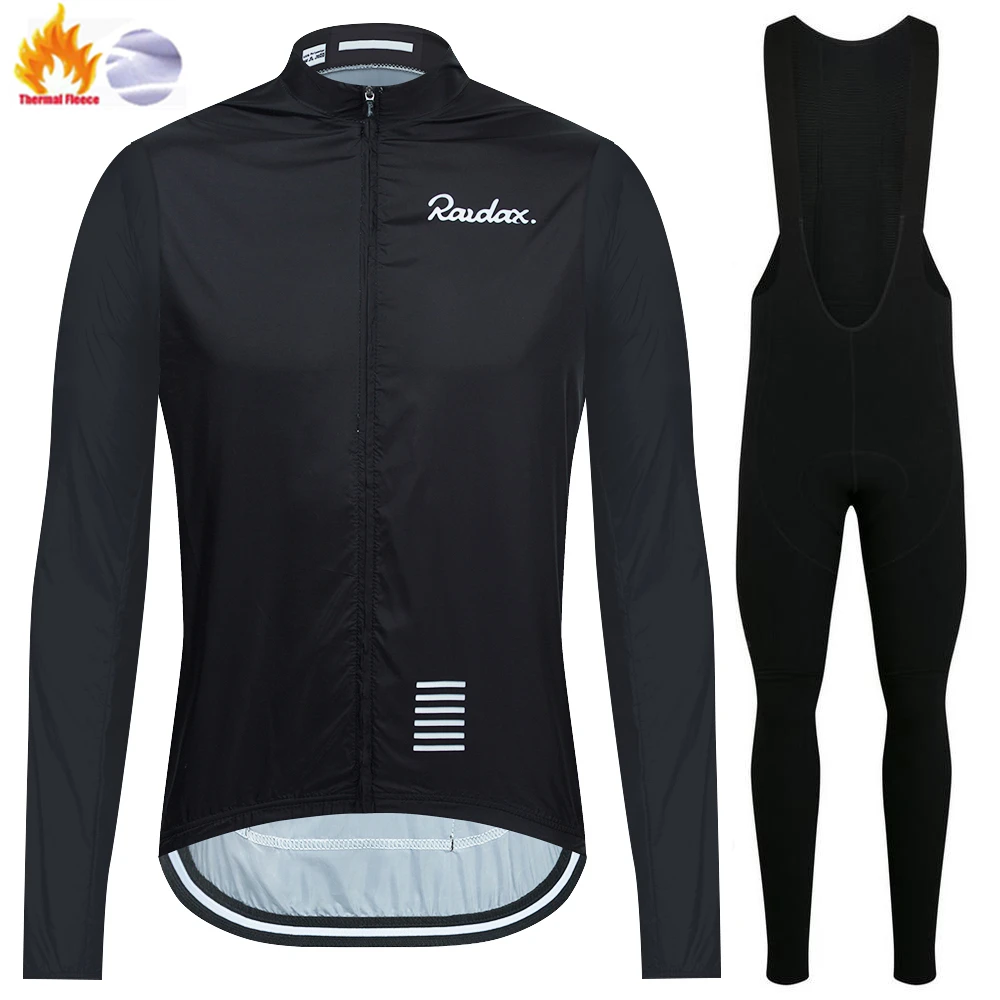 Mountain Biking Long Sleeve Shirt - Raudax Autumn and Winter Windproof Fleece