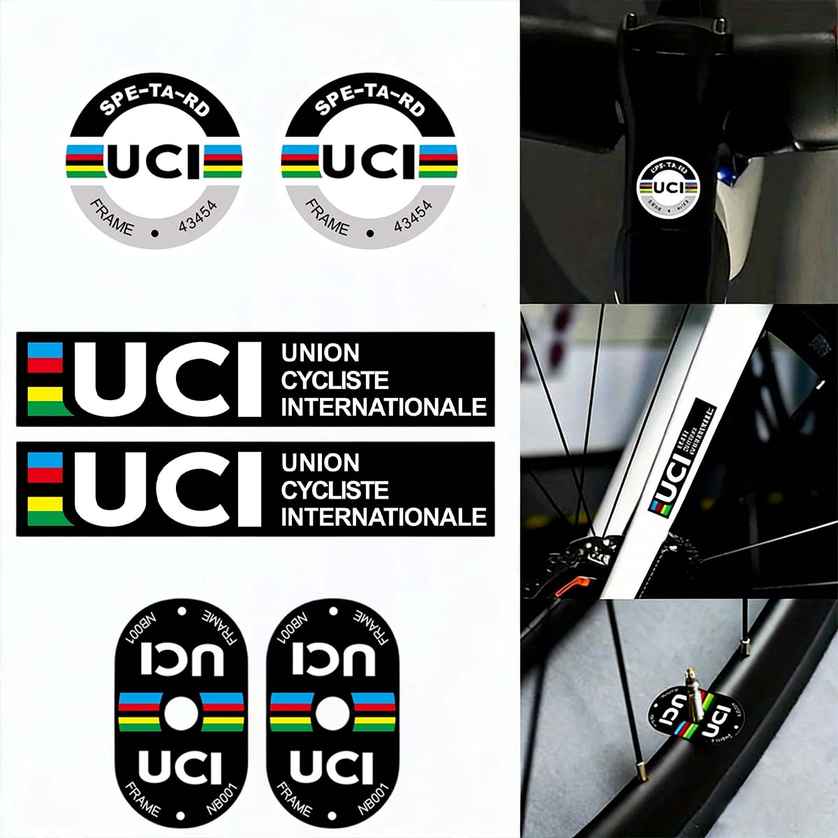UCI Style Cycling Decor Sticke - огляд і ціна Mountain Biking Uci