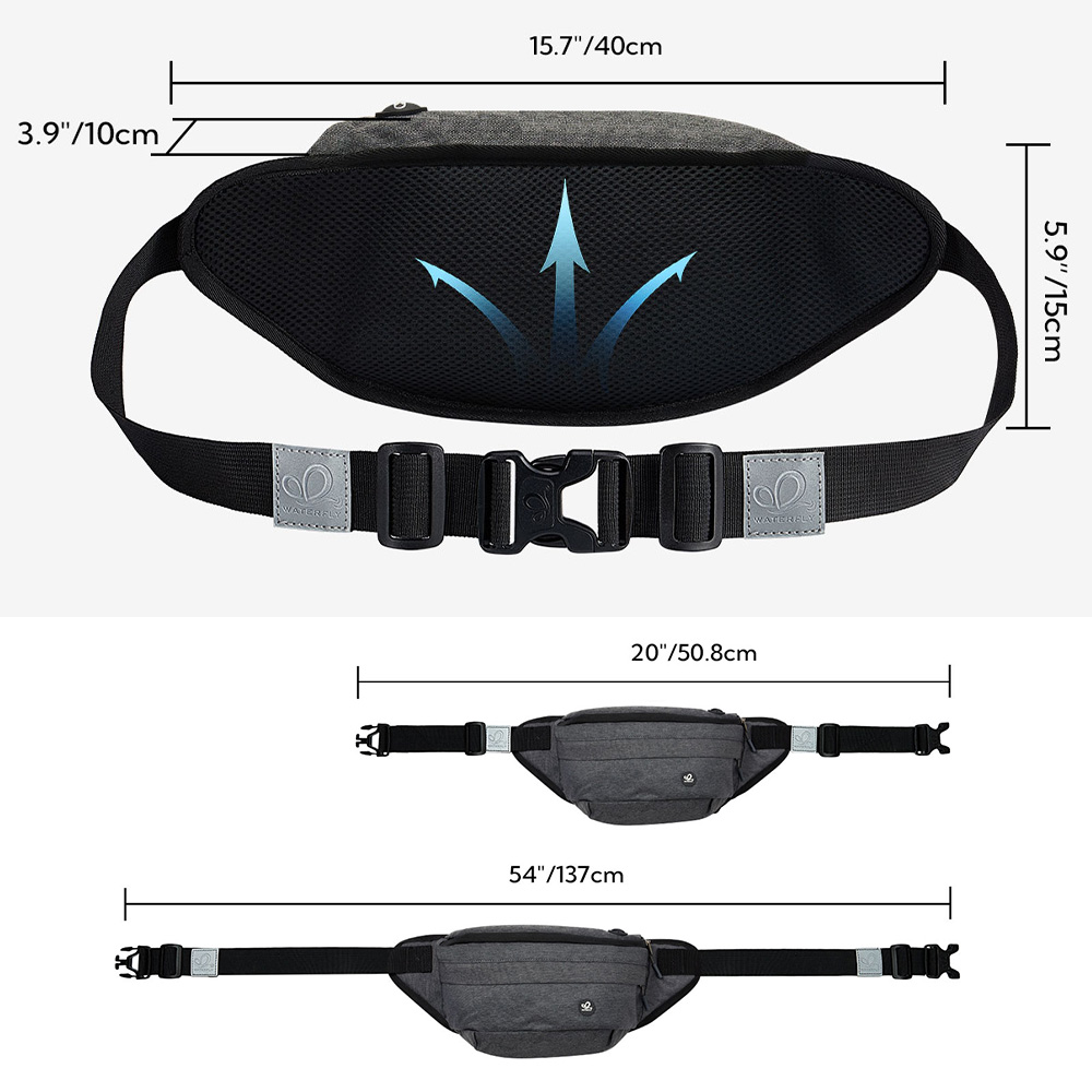 WATERFLY Fanny Pack Waist Bag  - огляд і ціна Mountain Biking Hip Pack