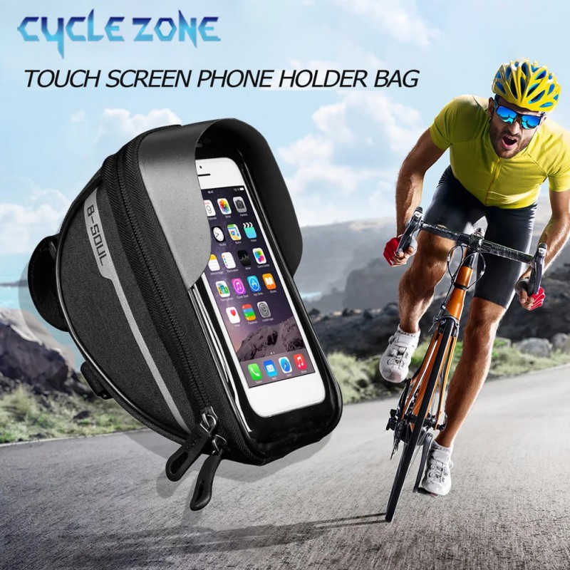 Mountain Bicycle Bag Touch Scr - огляд і ціна Mountain Biking Hip Pack