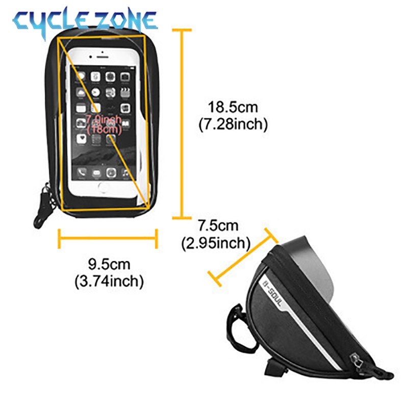 Mountain Bicycle Bag Touch Scr - огляд і ціна Mountain Biking Hip Pack