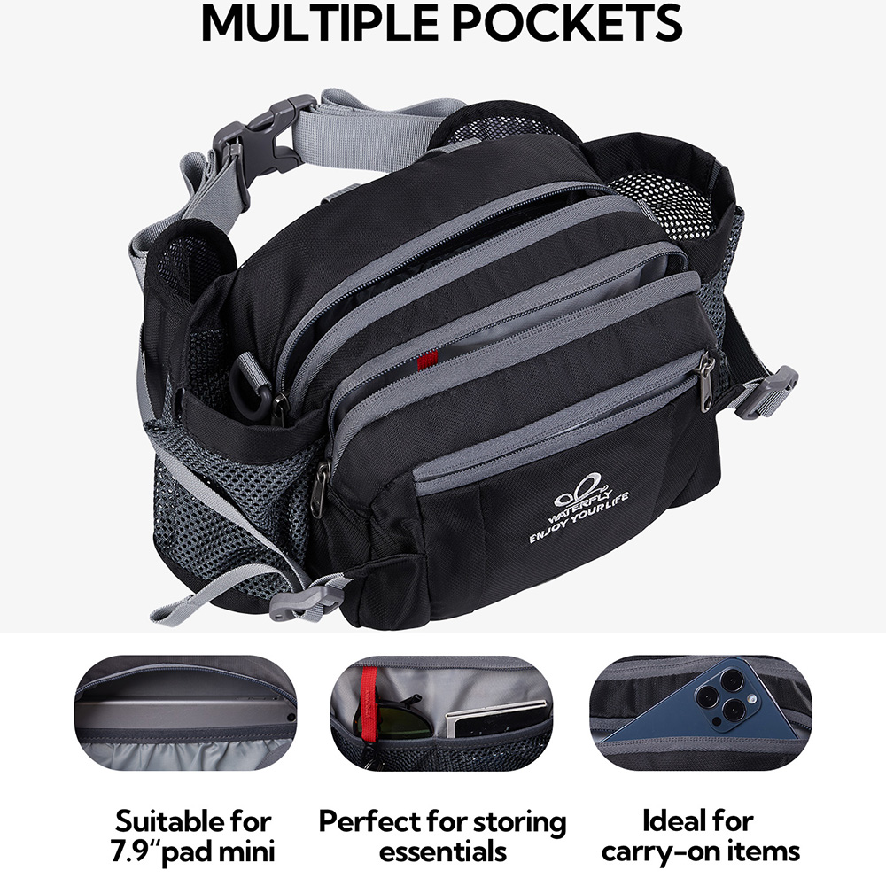 WATERFLY Fanny Pack Waist Bag  - огляд і ціна Mountain Biking Hip Pack