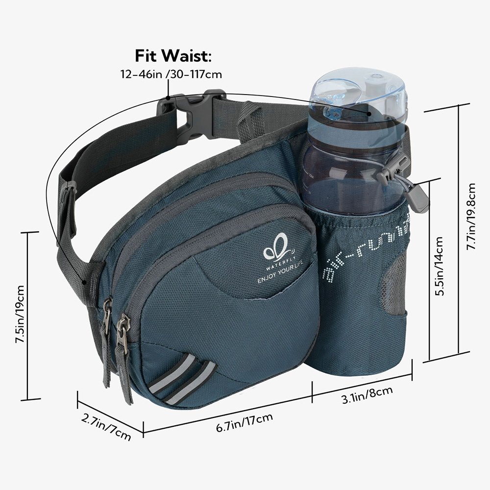 WATERFLY Fanny Pack Waist Bag  - огляд і ціна Mountain Biking Hip Pack