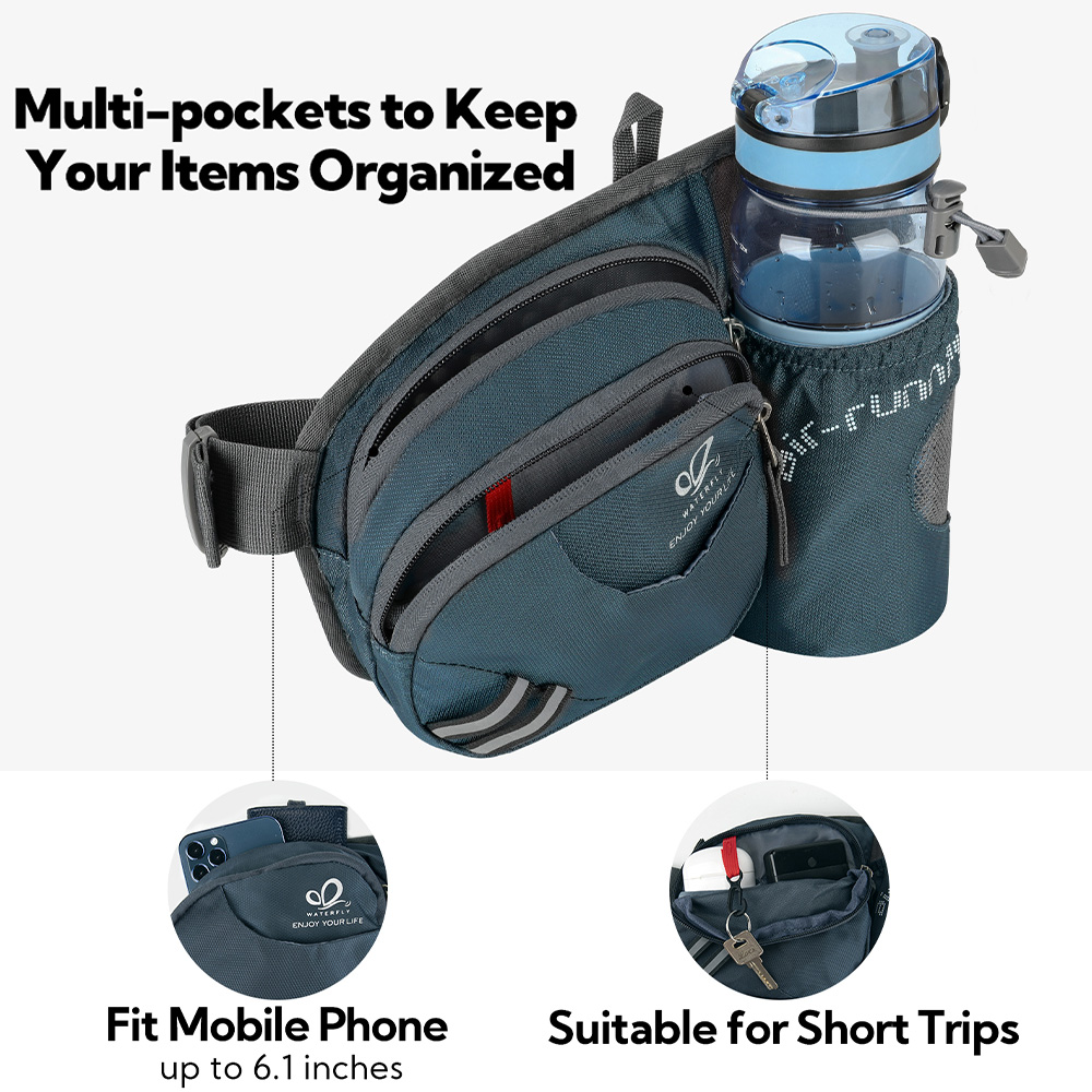 WATERFLY Fanny Pack Waist Bag  - огляд і ціна Mountain Biking Hip Pack