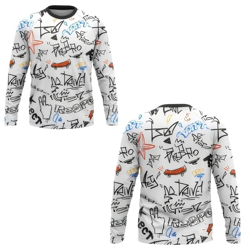 MEN'S LONG-SLEEVED T-SHIRT MOU - огляд і ціна Mountain Biking Long Sleeve Shirt